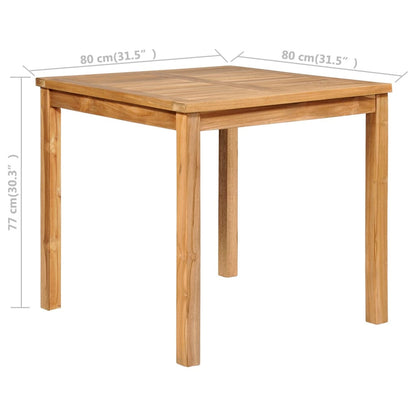 Vidaxl Conjunto De Comedor De Jardín 5 Piezas Madera Maciza De Teca_2