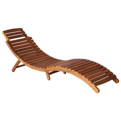 Vidaxl Tumbonas 2 Unidades Con Mesa Y Cojines Madera Maciza De Acacia_1