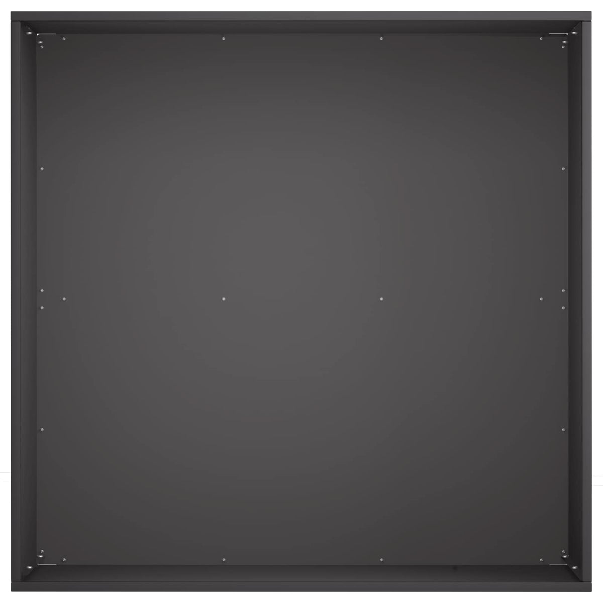 Macetero De Jardín Negro 40 X 40 X 30 Cm Acero Laminado En Frío_3