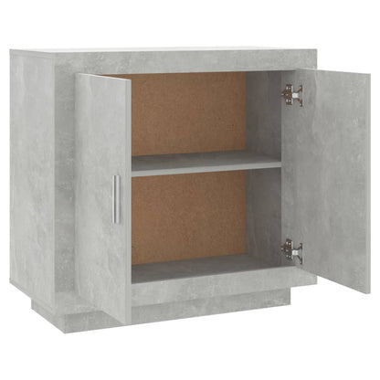 Aparador De Madera Contrachapada Gris Hormigón 80x40x75 Cm / Vetonek_2