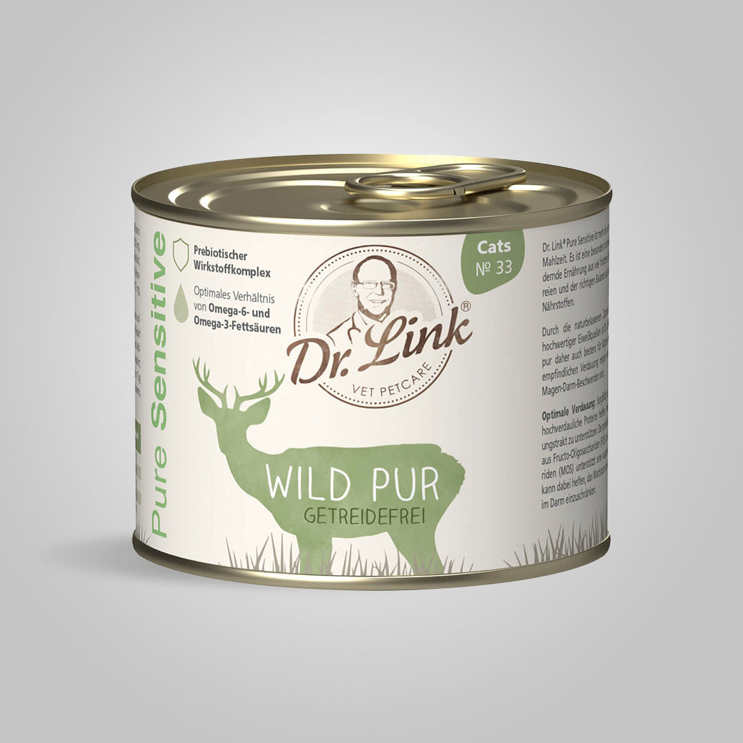 Lata De Comida Húmeda Para Gato - Carne De Ciervo 100% Natural_0