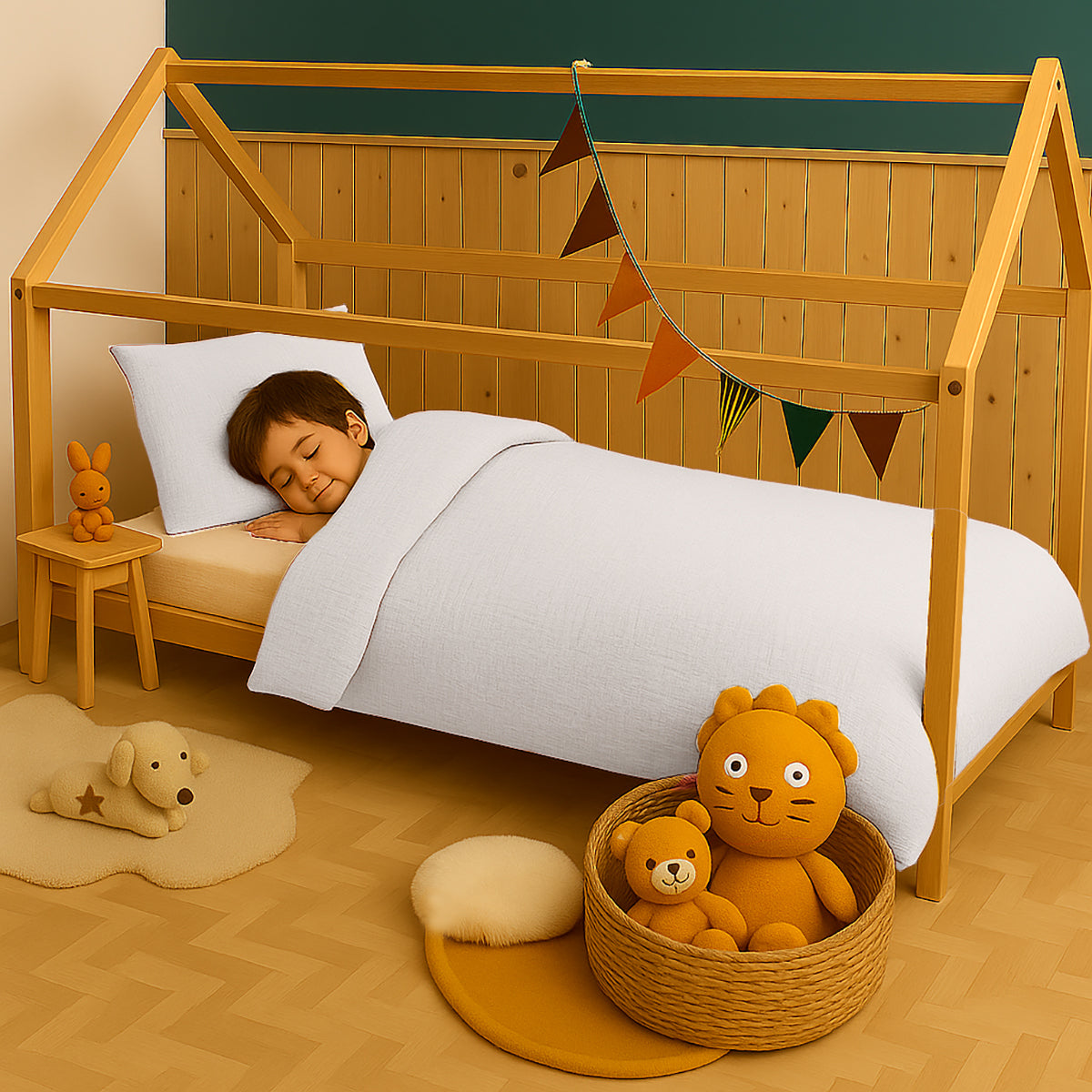 Funda Nórdica De Algodón Bio Blanca