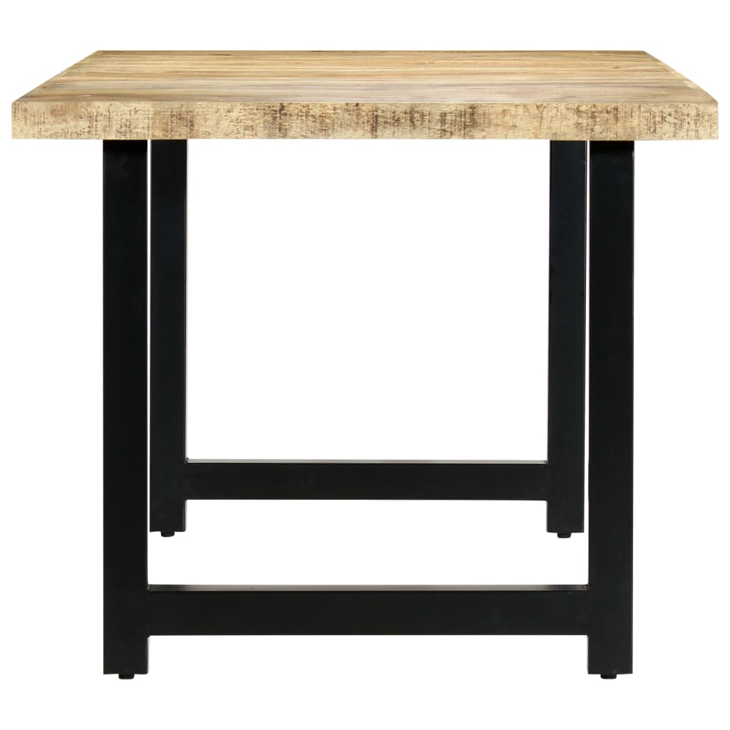 Mesa De Comedor De Madera Maciza De Mango 180x90x76 Cm_2