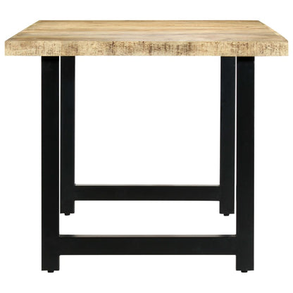 Mesa De Comedor De Madera Maciza De Mango 180x90x76 Cm_2