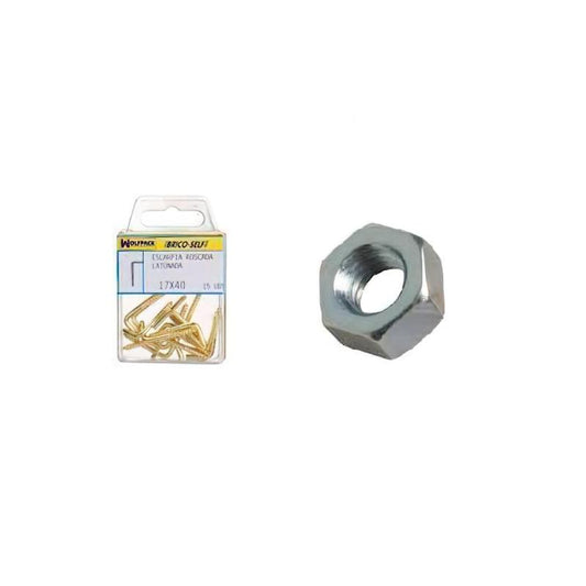 Tuerca Hexagonal Zincada M5  (50 Unidades)_0