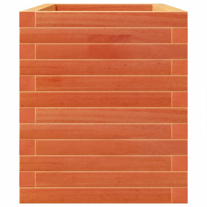 Jardinera Madera Maciza De Pino Marrón Cera 70x40x49,5 Cm_5