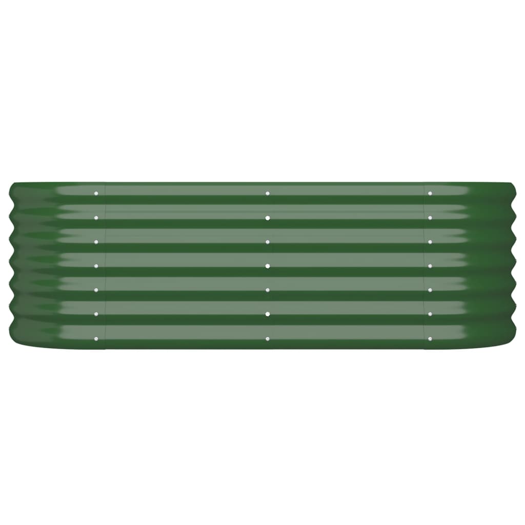 Jardinera Arriate Acero Galvanizado Verde 114x40x36 Cm_2