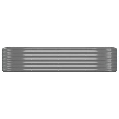 Jardinera Arriate Acero Galvanizado Gris 175x100x36 Cm_2