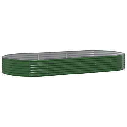 Jardinera Arriate Acero Galvanizado Verde 296x140x36 Cm_0