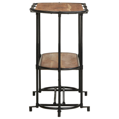 Mesa Consola Madera Maciza De Acacia 110x42x76 Cm_3