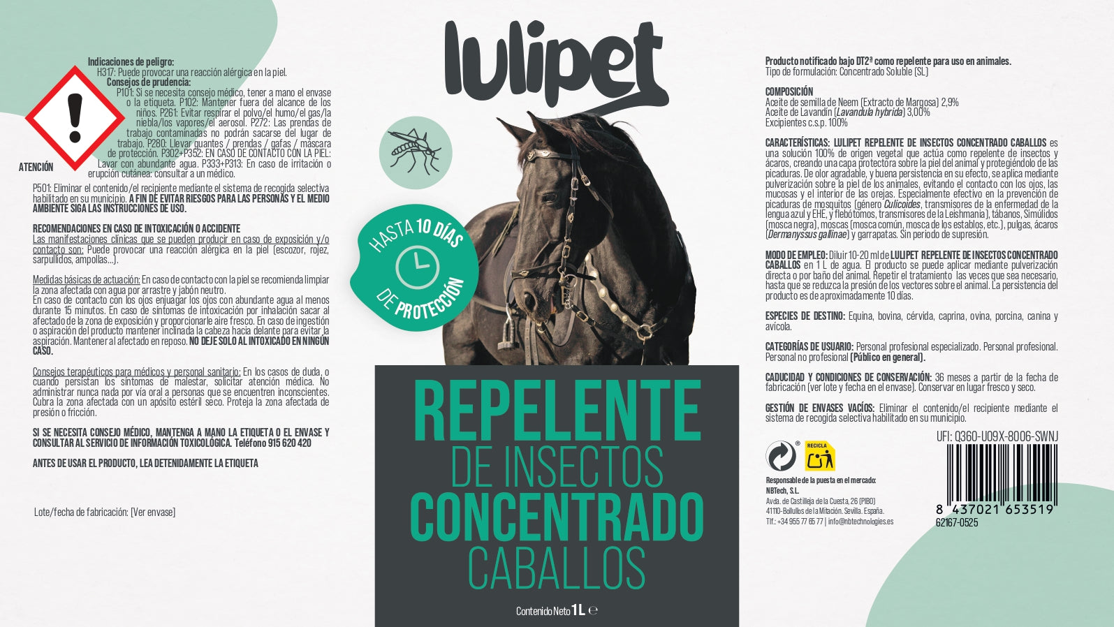 Repelente De Insectos Para Caballos 500ml_1