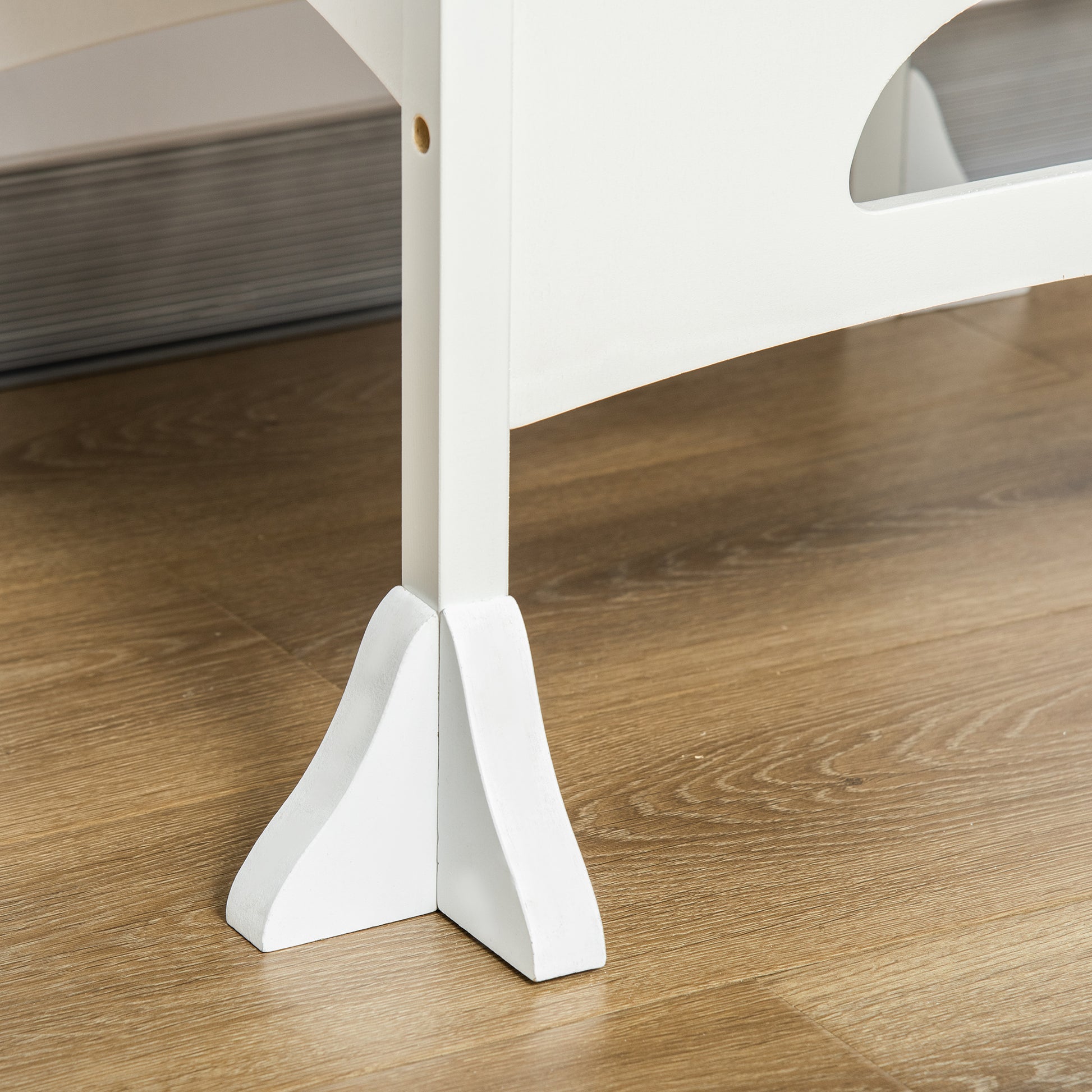 Homcom Torre De Aprendizaje Para Niños 3-6 Años Plegable Pizarra 56,5x56,5x94cm_3