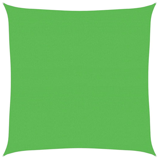 Vidaxl Toldo De Vela Hdpe Verde Claro 160 G/m² 7x7 M_0