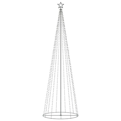 Vidaxl Árbol De Navidad Cónico 752 Leds De Colores 160x500 Cm_0