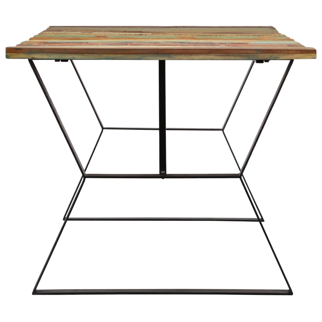 Mesa De Comedor De Madera Maciza Reciclada 180x90x76 Cm_1