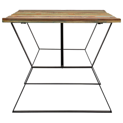 Mesa De Comedor De Madera Maciza Reciclada 180x90x76 Cm_1