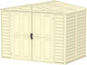 Duramax - Caseta Jardín - Duramate 8x6 - Resina Pvc - Color Marfil
