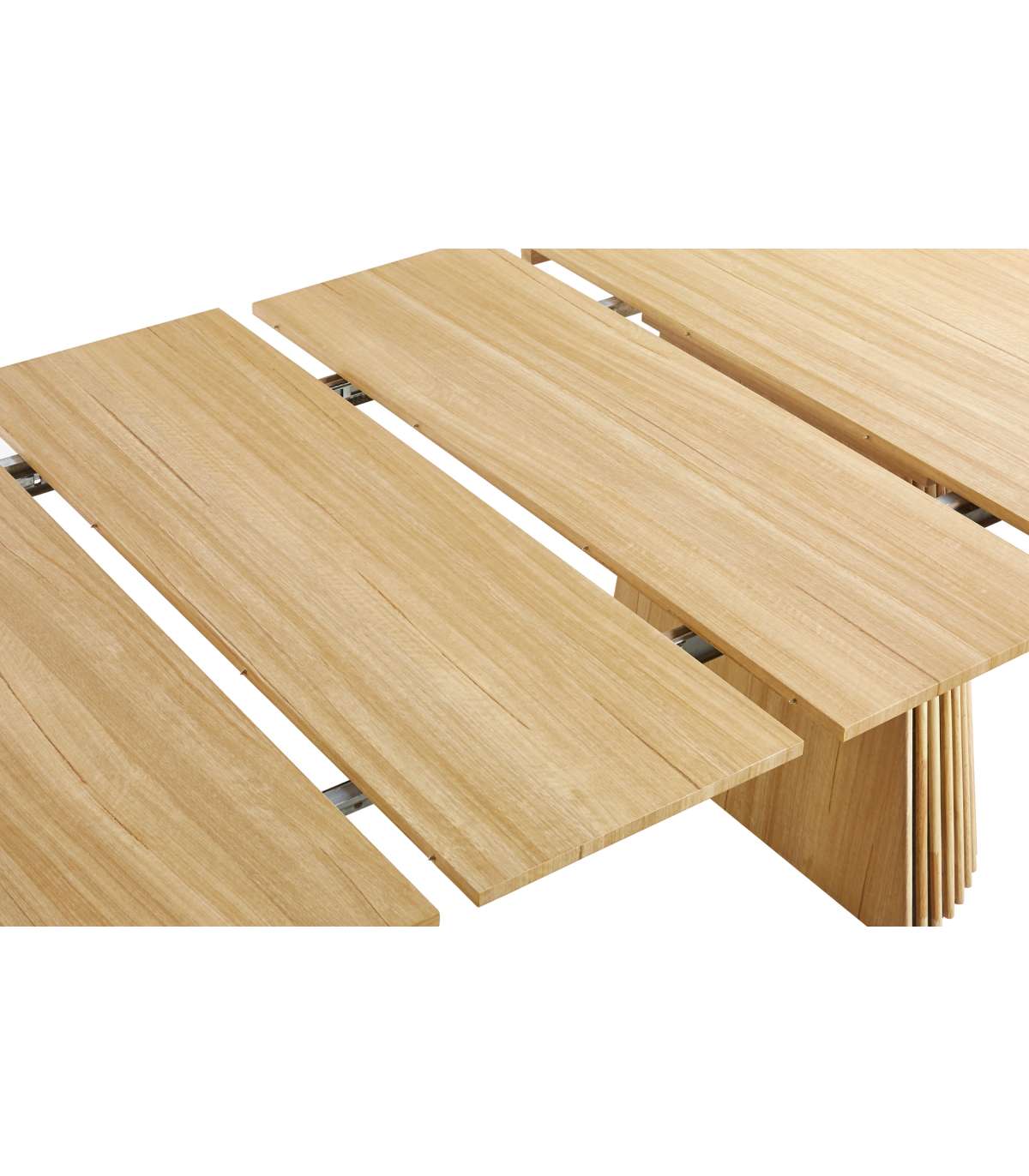 Mesa Redonda Extensible Md-keanu Acabado Oak, 75cm(alto ) 120/160/200cm(ancho) 120cm(largo_4