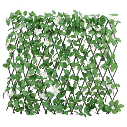 Enrejado Expansible De Hiedra Artificial Verde 5 Uds 186x30 Cm / Vetonek_3
