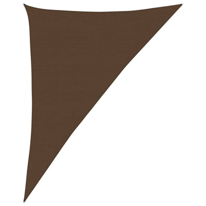 Vidaxl Toldo De Vela Marrón Hdpe 160 G/m² 4x5x6,8 M_0