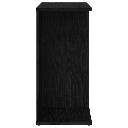 Mesita De Noche Madera De Ingeniería Negro Roble 46,5x29x61 Cm_3