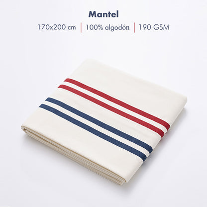 Mantel 170x200cm 190gsm 100%algodón Impreso El Ganso