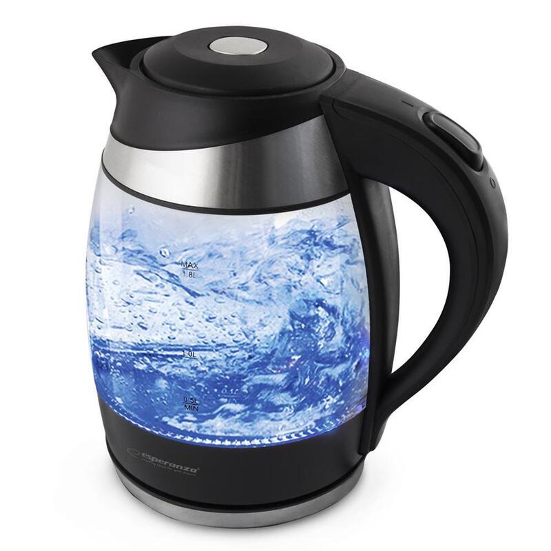 Hervidor De Agua Esperanza Ekk009 1.8 L Negro, Multicolor 2200 W_0