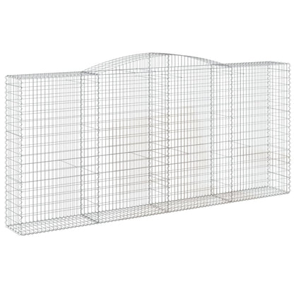 Cestas De Gaviones 9 Uds Forma De Arco Hierro 400x50x180/200 Cm_2