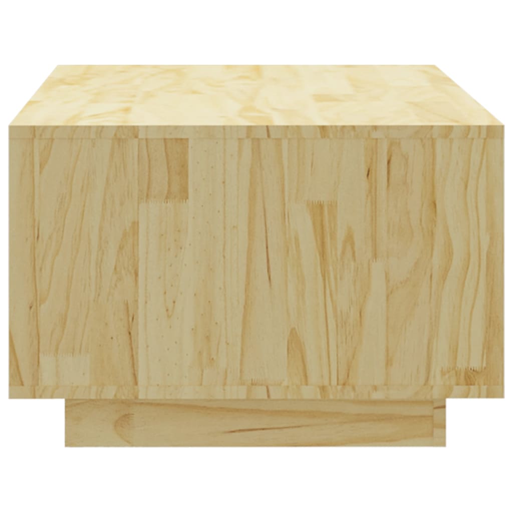 Mesa De Centro De Madera Maciza De Pino 110x50x33,5 Cm_4