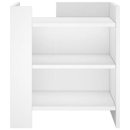 Mesita De Noche Madera De Ingeniería Blanco 45x50x50 Cm_2