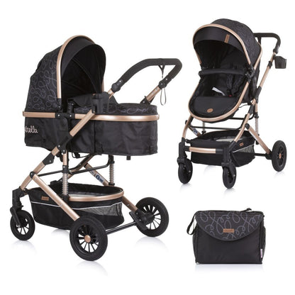 Carrito De Bebé Estelle Dúo Convertible Ebony_0
