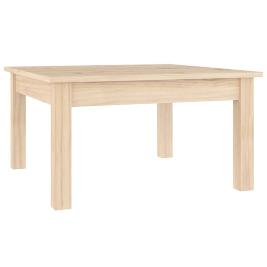 Mesa De Centro De Madera Maciza De Pino 55x55x30 Cm_0