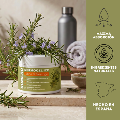 QKnatur - Gel Crema Romero - Alivia Y Calma Las Molestias Musculares Y De Articulaciones - 300ml - Con Aceite De Romero_4