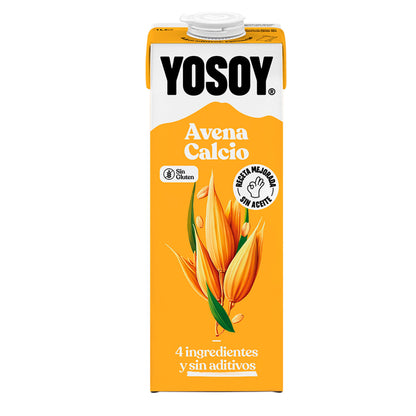 Bebida de Avena con Calcio sin gluten YOSOY 1L