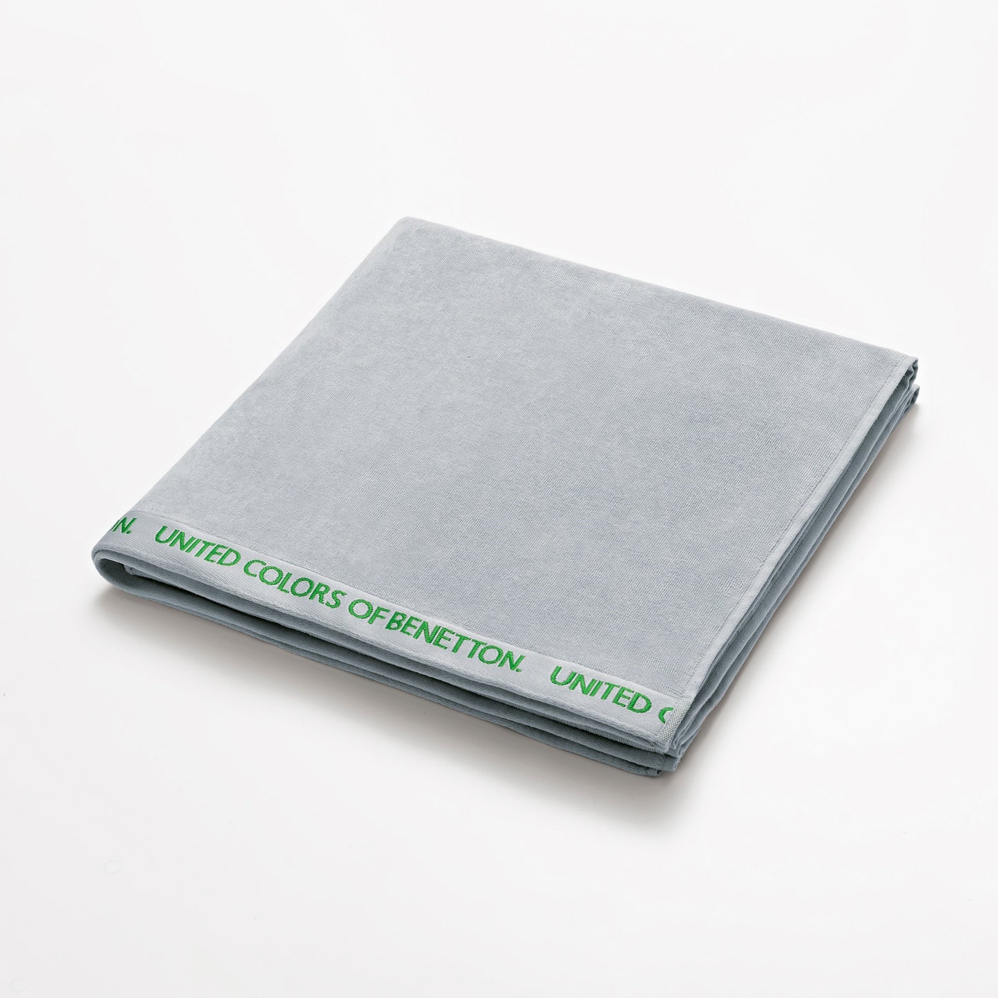 Toalla De Playa 90x160cm 380gsm 100% Algodón Velour Gris Con Logo Neutral Be