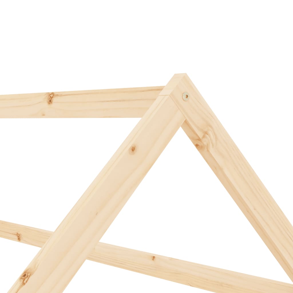 Estructura De Cama Infantil De Madera Maciza De Pino 70x140 Cm / Vetonek_2