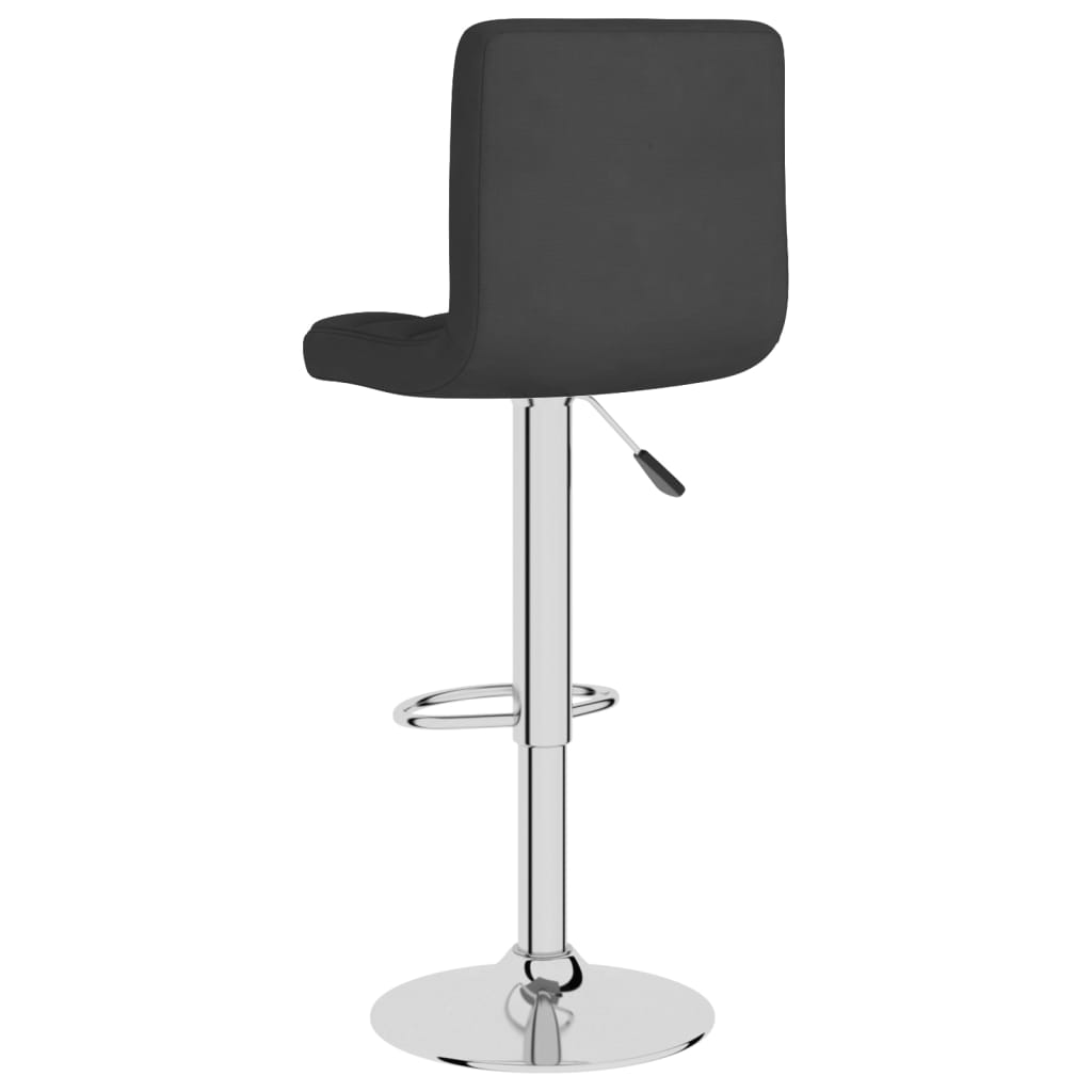 Taburete De Cocina De Tela Negro_3