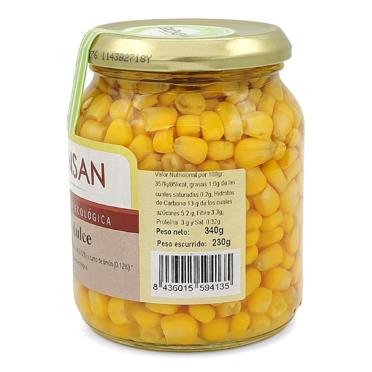 Maíz Dulce Eco Bionsan  320gr_1