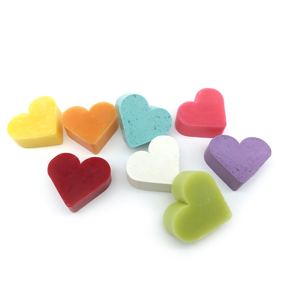Caja Regalo 10 Jabones Aromáticos En Forma De Corazón - Aroma Surtidos - Jabón Glicerina - Regalo Original Para Eventos_4