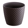 Maceta Orient 1l., Dimensiones (mm) 128x128x112, Color Antracita