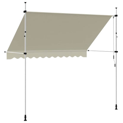 Toldo Retráctil De Operación Manual 300 Cm Crema_4