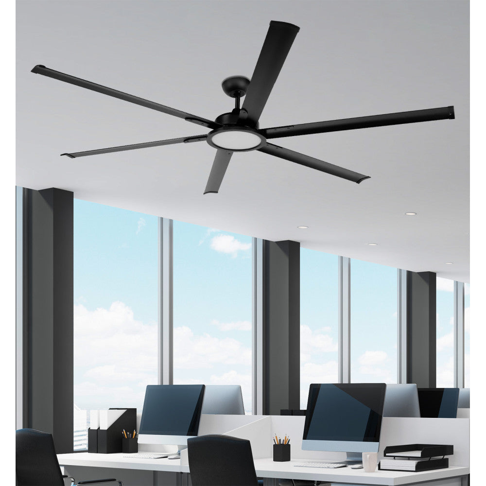 Ventilador Dc Almanzor 24w Negro 6asp.214d Regulable Intensidad 2950lm 3000k,4000k,6000k Remoto+ Temporizador+ Memoria_1