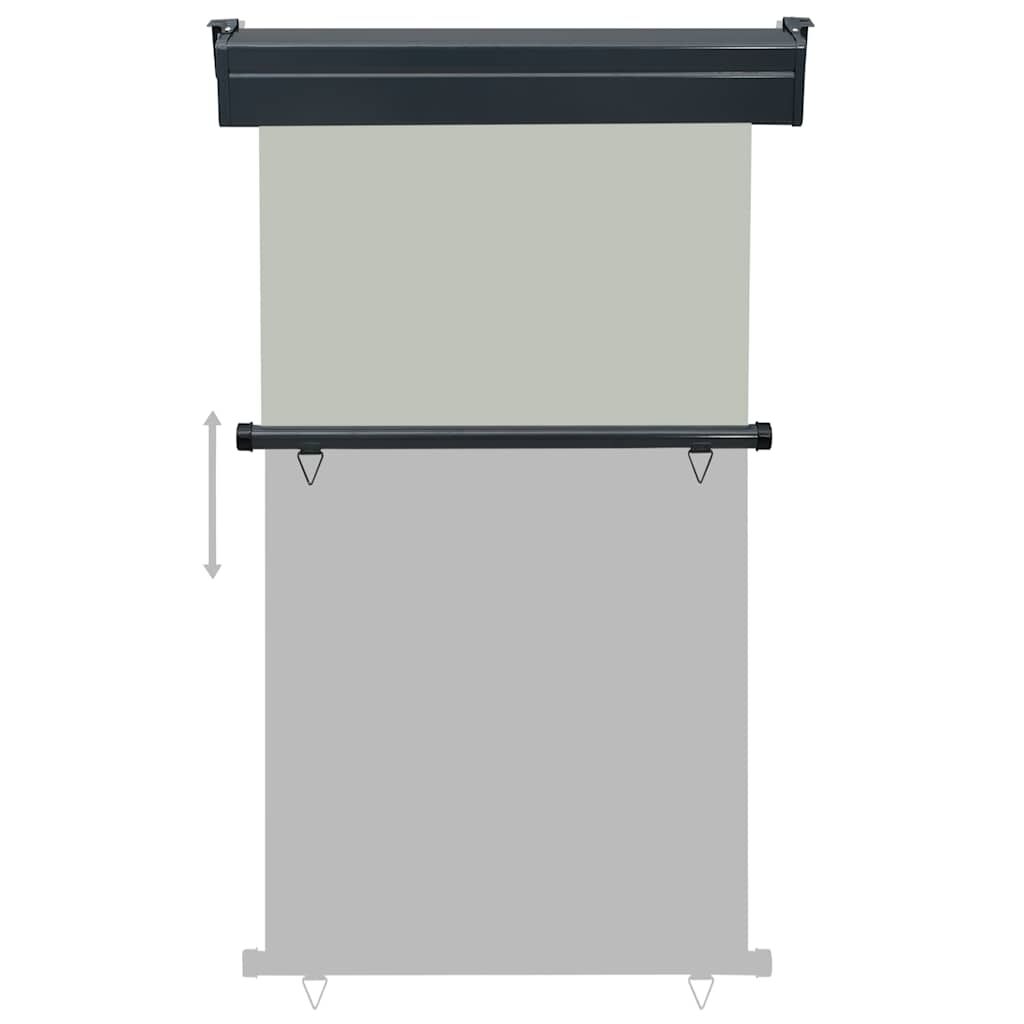 Vidaxl Toldo Lateral De Balcón Gris 105x250 Cm_4