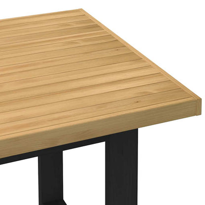 Mesa Comedor Noain Patas Forma U Madera Maciza Pino 160x90x75cm_4