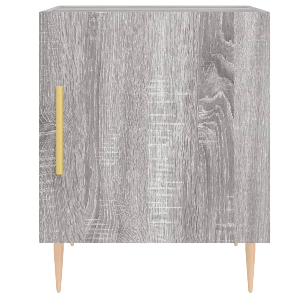 Mesitas Noche 2 Uds Madera Ingeniería Gris Sonoma 40x40x50 Cm_4