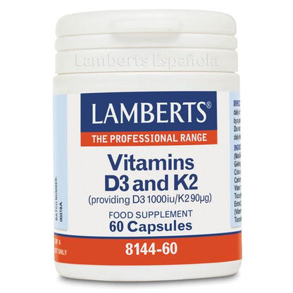 Vitamina D 3 1000 Ui Y Vit K2  90 Ug, Lamberts