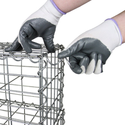 6 Cestas De Acero Galvanizado De Exterior Jaulas Para Decoración 100 X 30 X 30cm_3