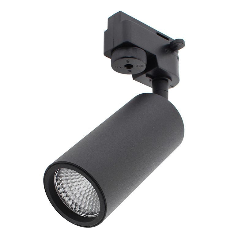 Foco Carril Monofásico Mini Cronolux Rail Led Negro 9w, Blanco Frío_4
