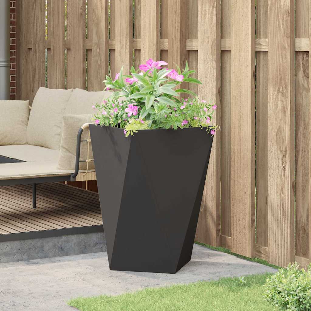 Jardinera Negro 50 X 50 X 75 Cm Acero_3