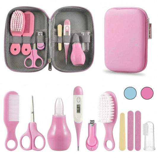 Bathby | Set De Manicura, Higiene Y Cuidado Para Bebé, Color Rosa_0